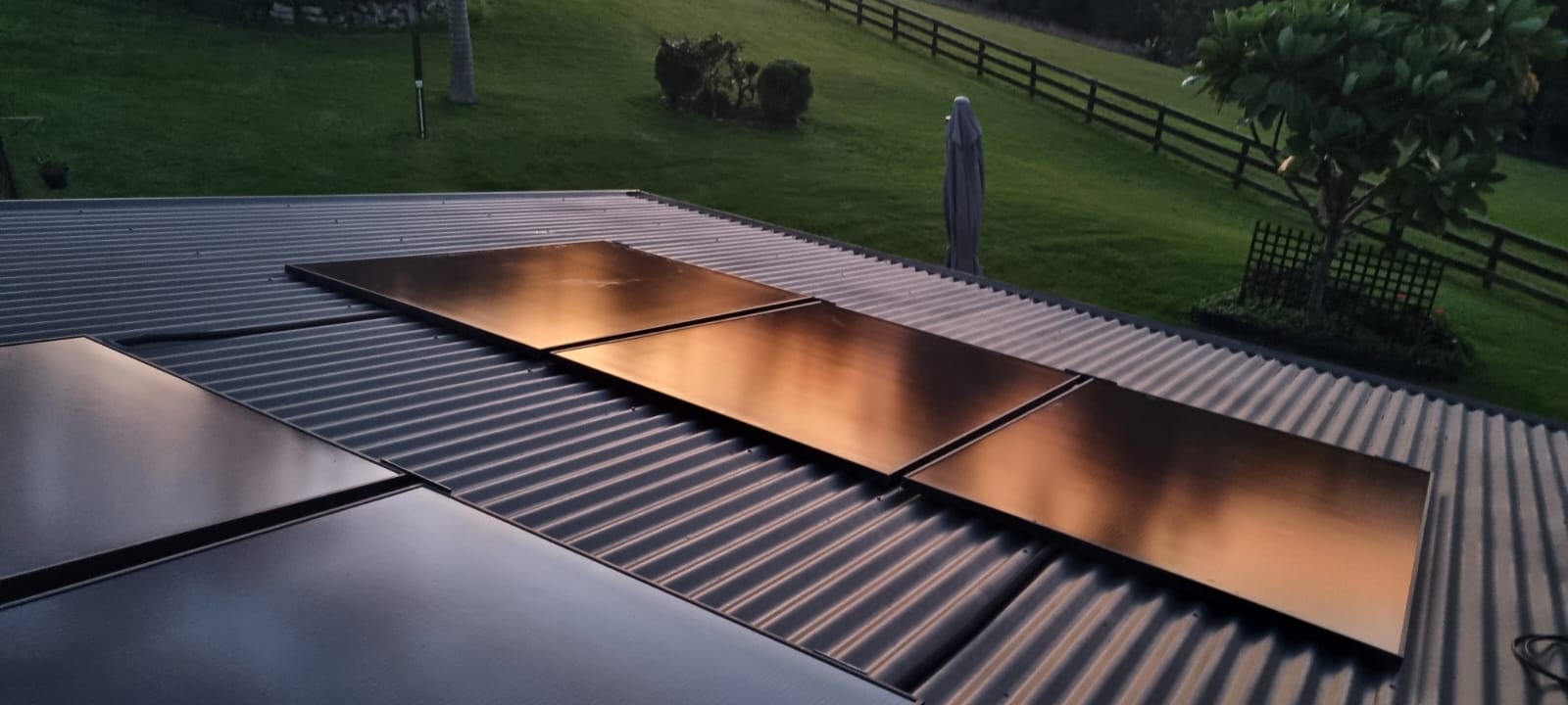 sun in panels